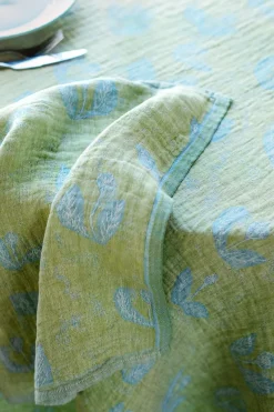 Lapuan Kankurit KESÄKUKKA pellavaliina^ Pellavapeitot|Pöytäliinat & Servietit