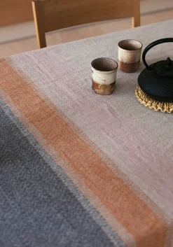 Lapuan Kankurit RUOSTE pellavaliina^ Pellavapeitot|Pöytäliinat & Servietit
